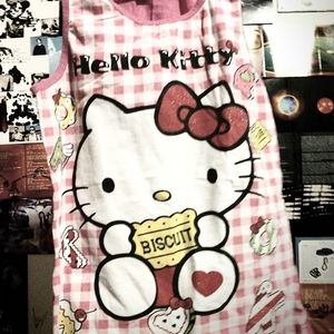 Y2K hello kitty crop tank top